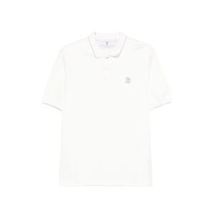 Brunello Cucinelli Men Logo Cotton Polo Shirt